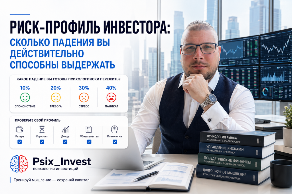 ​Риск-профиль инвестора: сколько падения вы действительно способны выдержать
