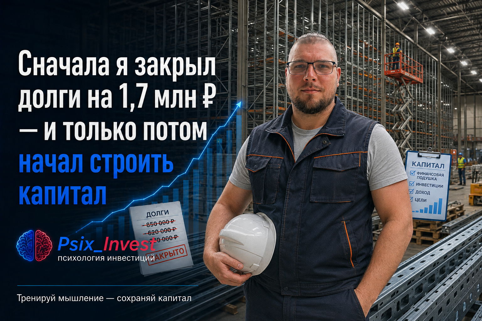 Сначала я закрыл долги на 1,7 млн ₽ — и только потом начал строить капитал