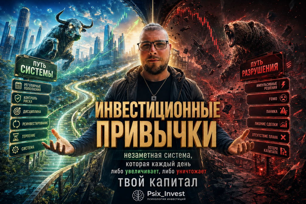 ​Инвестиционные привычки: незаметная система, которая каждый день либо увеличивает, либо уничтожает твой капитал