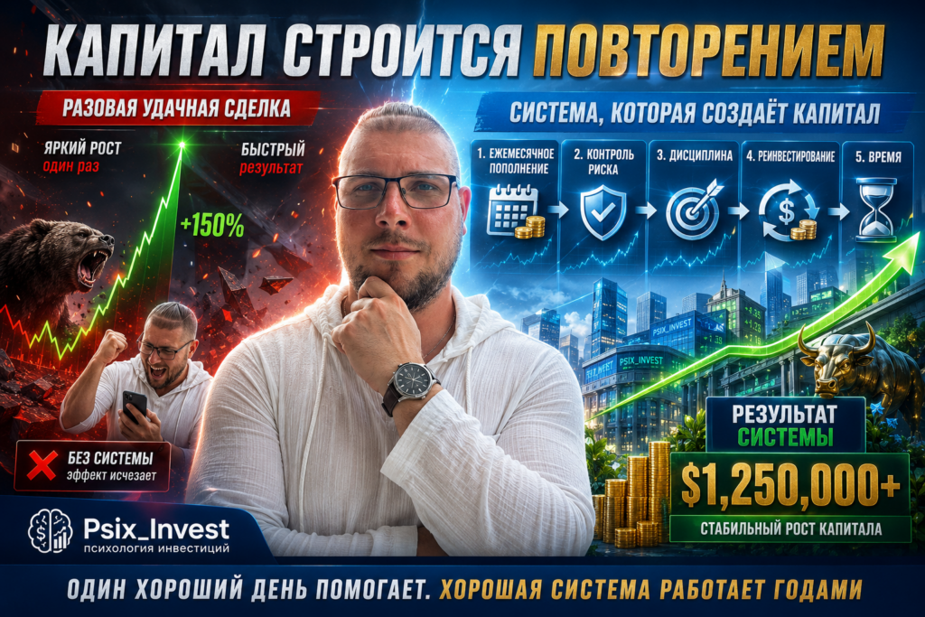 Система регулярных инвестиционных привычек, постепенно увеличивающих капитал