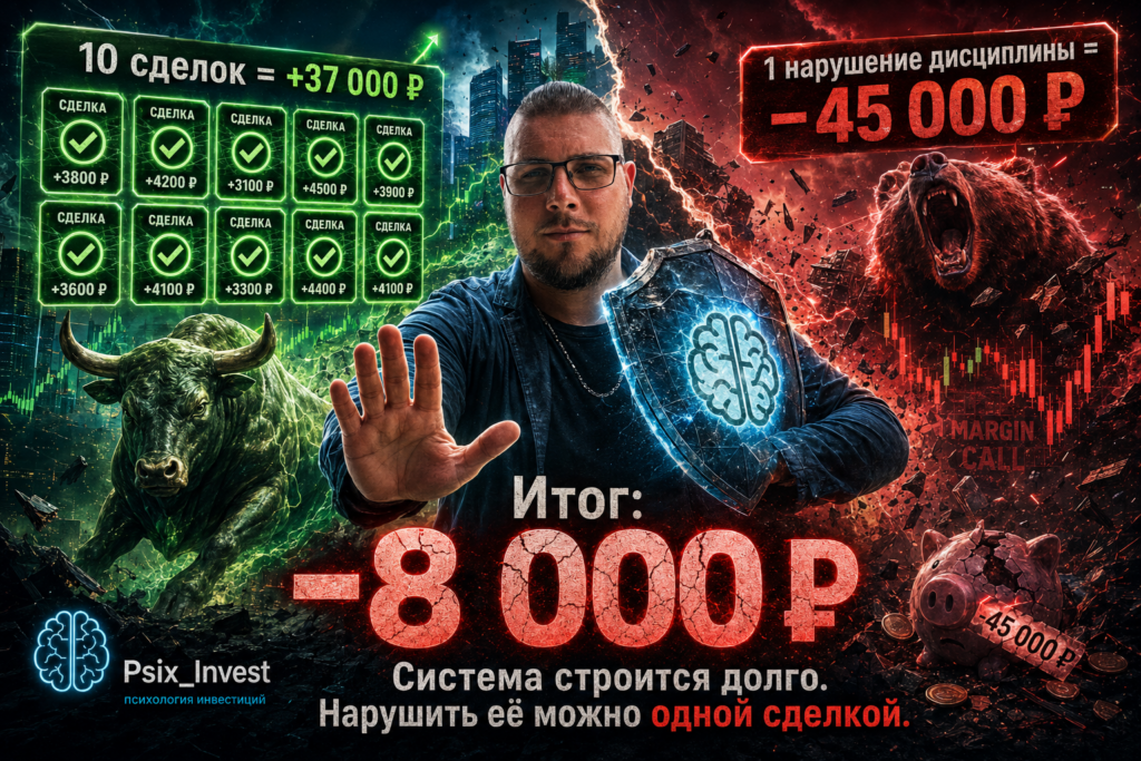 Как одна недисциплинированная сделка может уничтожить прибыль от серии успешных решений
