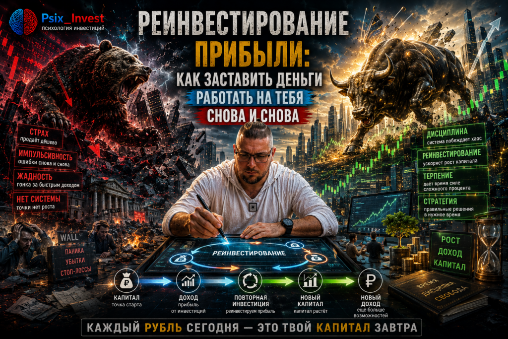​Реинвестирование прибыли: как заставить деньги работать на тебя снова и снова