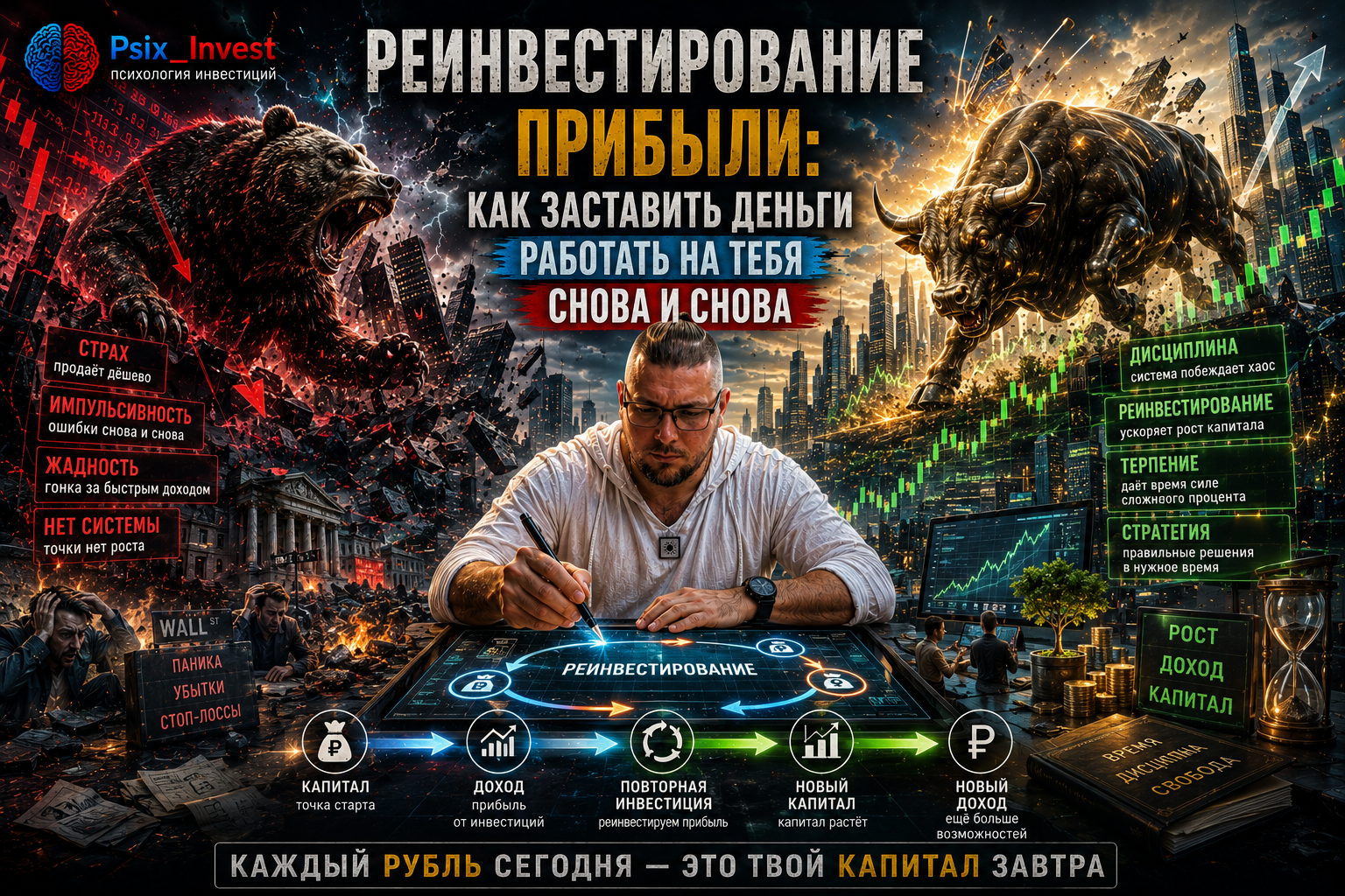 ​Реинвестирование прибыли: как заставить деньги работать на тебя снова и снова