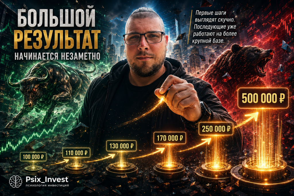 Постепенный рост инвестиционного капитала за счёт регулярных повторяемых действий