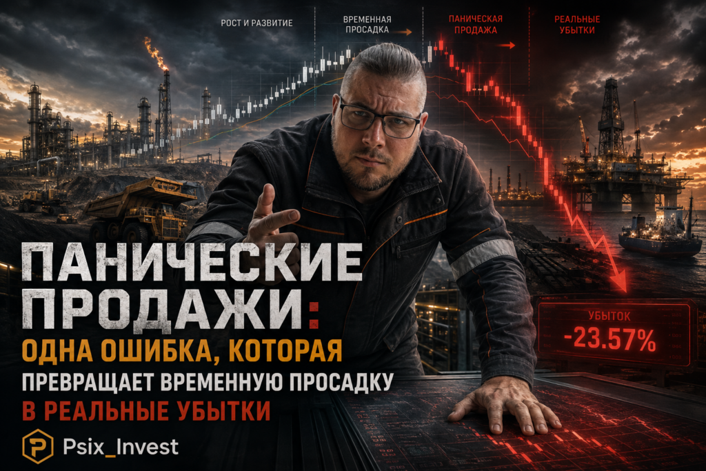 Панические продажи: одна ошибка, которая превращает временную просадку в реальные убытки