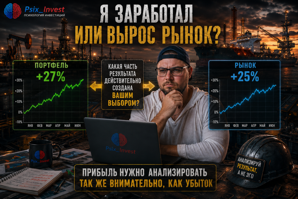 Сравнение доходности инвестиционного портфеля с общим ростом рынка