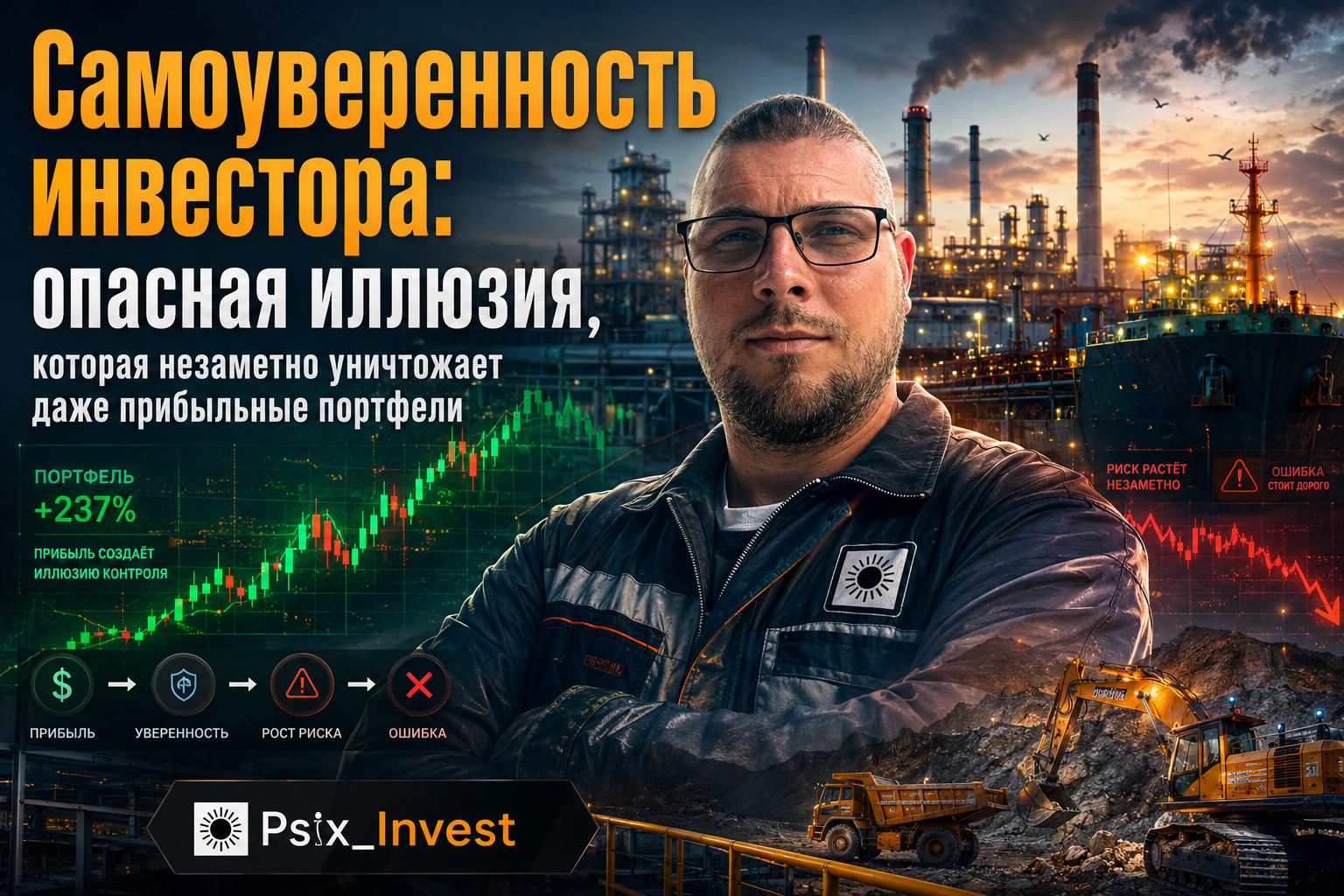 Самоуверенность инвестора: опасная иллюзия, которая незаметно уничтожает даже прибыльные портфели