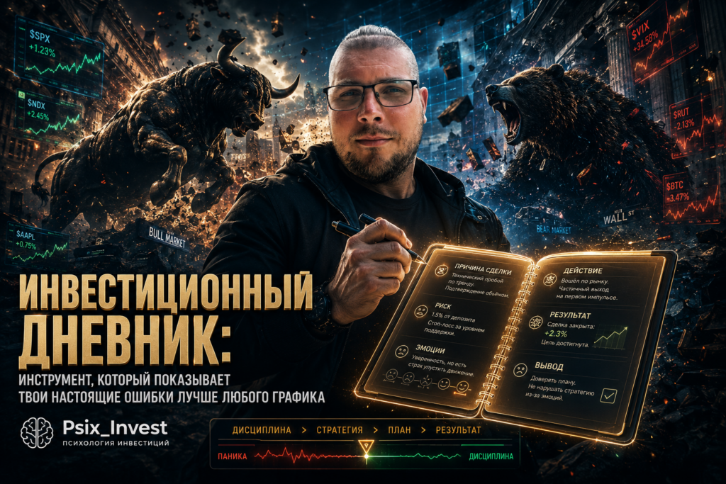 Инвестиционный дневник: инструмент, который показывает твои настоящие ошибки лучше любого графика