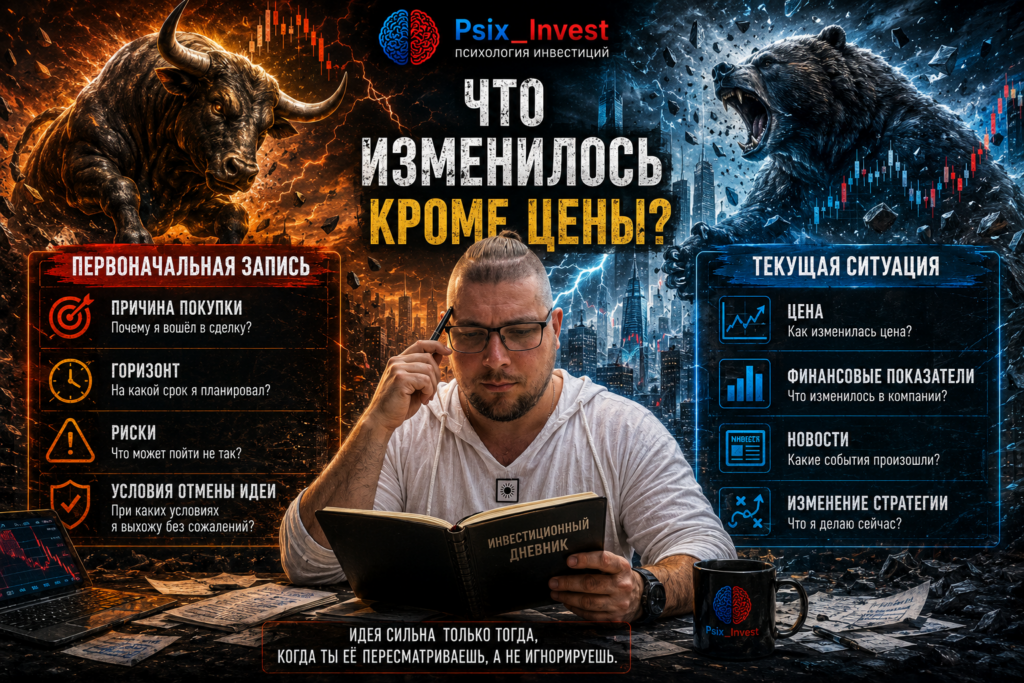 Проверка первоначальной инвестиционной идеи после изменения цены актива