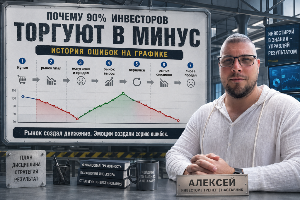 Как панические продажи и повторные входы увеличивают убыток инвестора