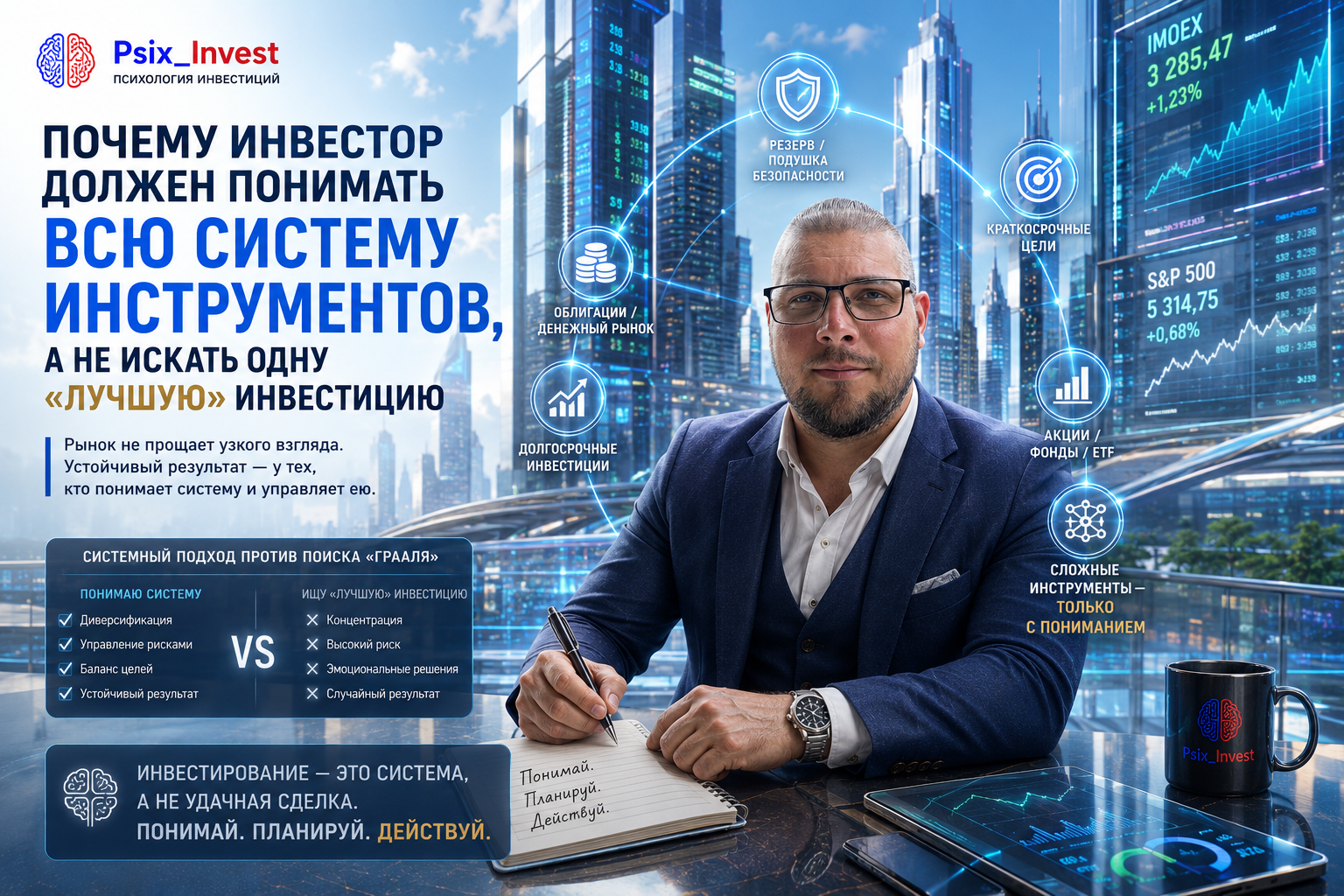 Почему инвестор должен понимать всю систему инструментов, а не искать одну «лучшую» инвестицию
