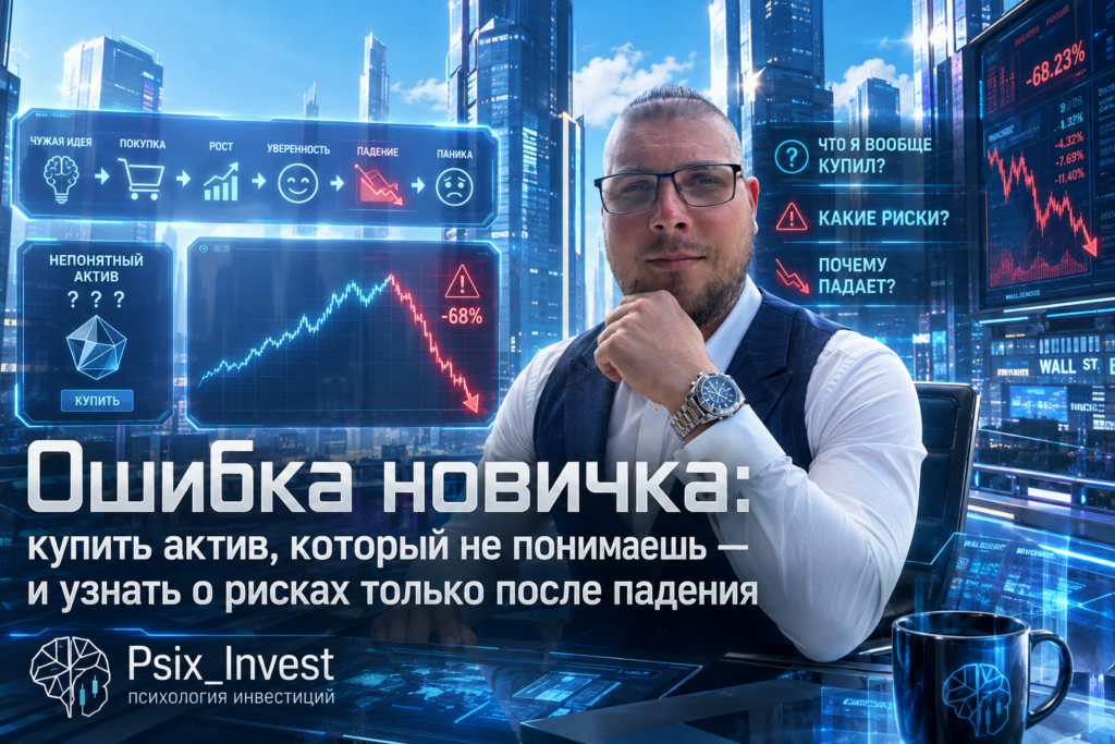 Ошибка новичка: купить актив, который не понимаешь — и узнать о рисках только после падения