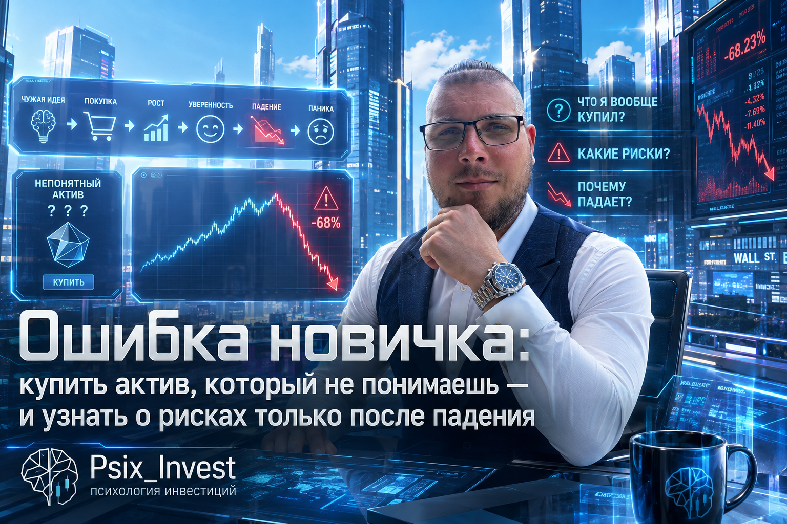 Ошибка новичка: купить актив, который не понимаешь — и узнать о рисках только после падения