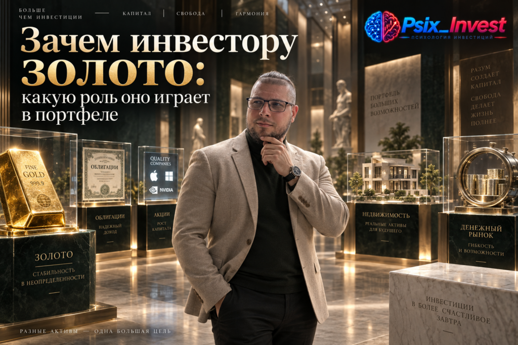Зачем инвестору золото: какую роль оно играет в портфеле