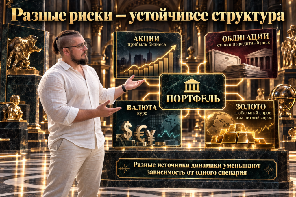 Пошаговая проверка роли золота перед добавлением в инвестиционный портфель.
