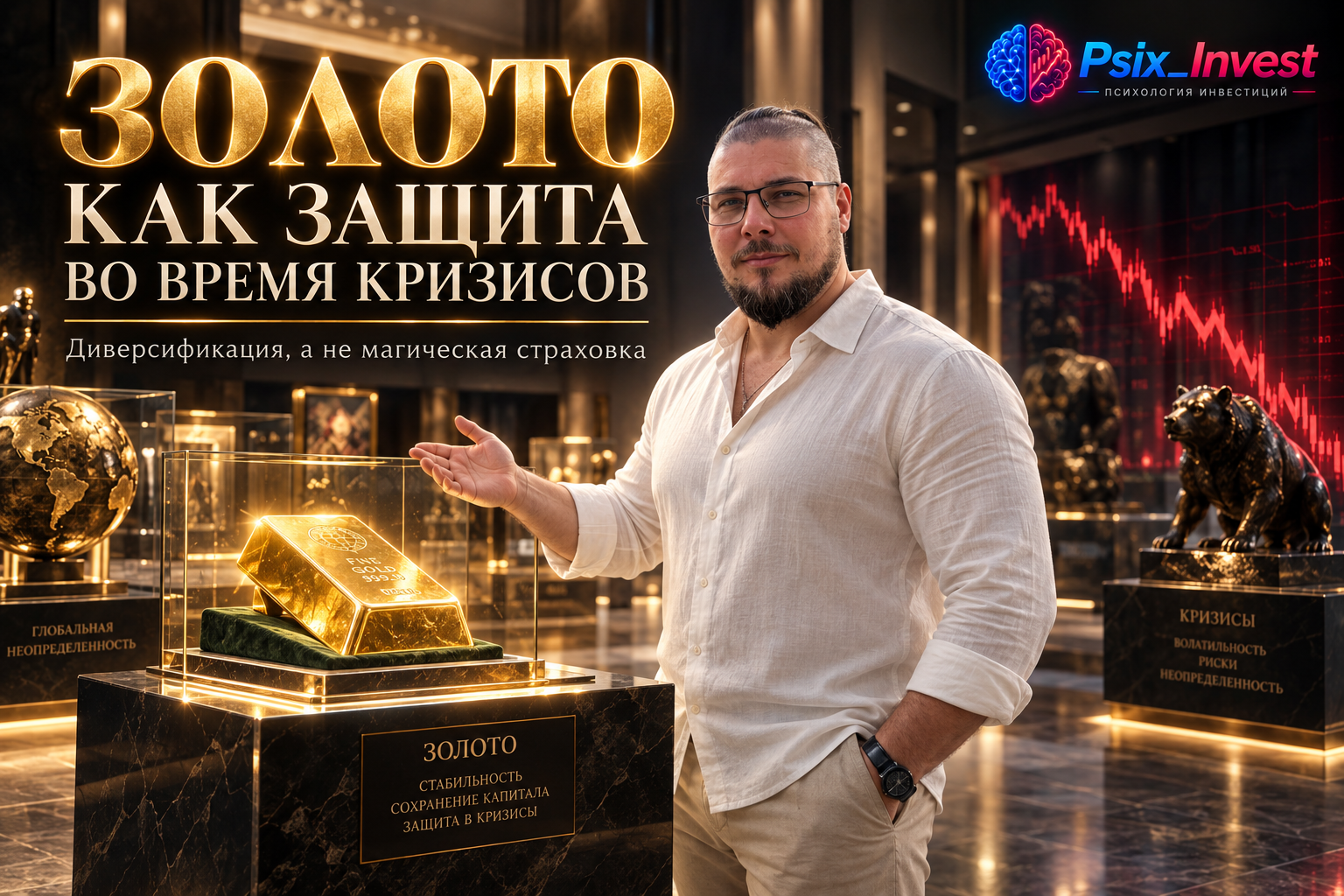 Золото как защита во время кризисов: когда оно помогает, а когда нет