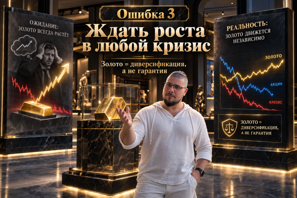 Учебный пример премии золотой монеты над стоимостью содержащегося в ней золота.