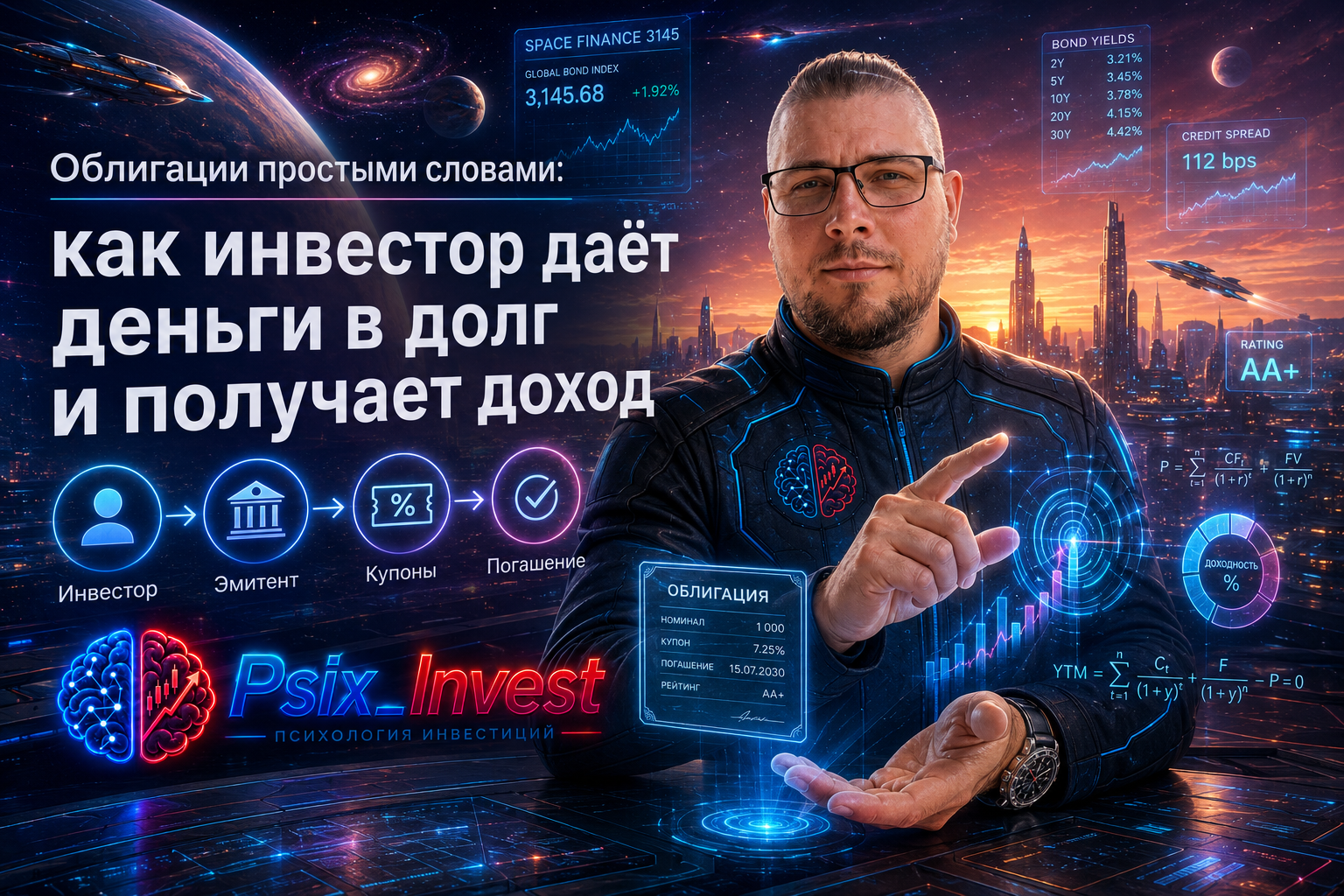 Облигации простыми словами: как инвестор даёт деньги в долг и получает доход