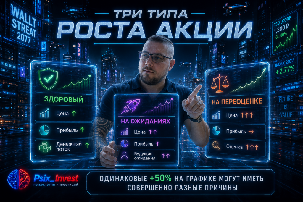 Схема сравнения фактической прибыли компании с ожиданиями фондового рынка