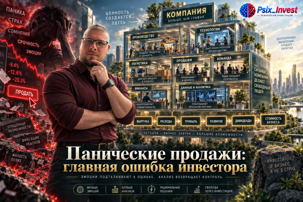 Панические продажи: главная ошибка инвестора
