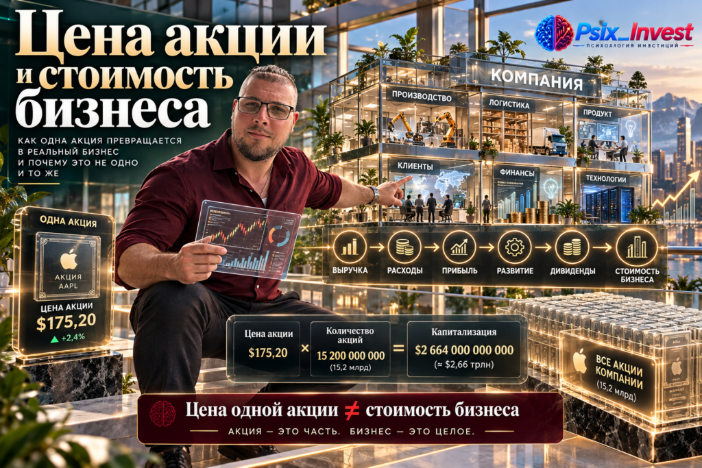 Цена акции и стоимость бизнеса
