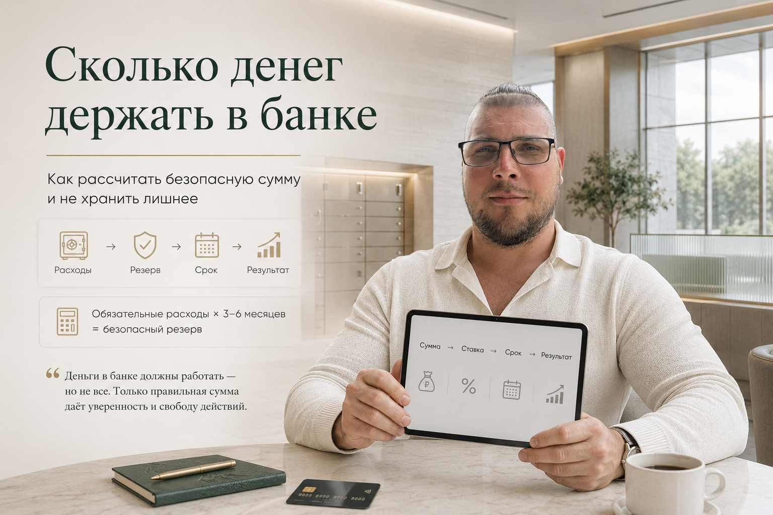 Сколько денег держать в банке: как рассчитать безопасную сумму и не хранить лишнее