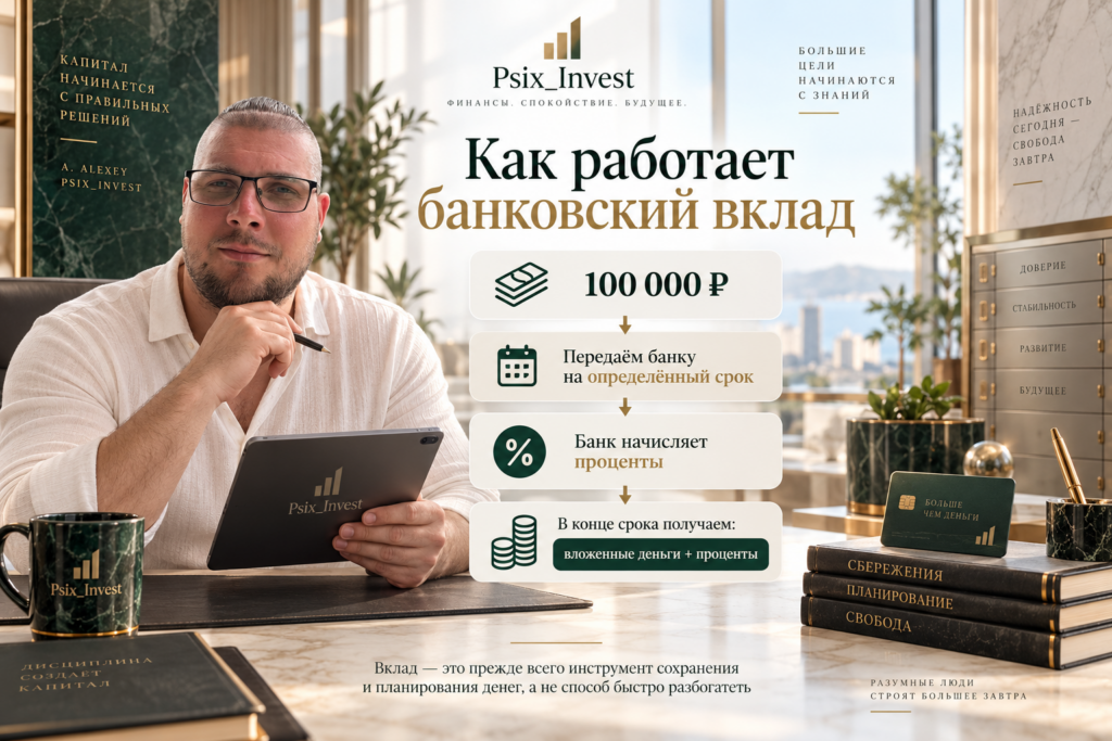 Пример роста суммы банковского вклада при капитализации процентов