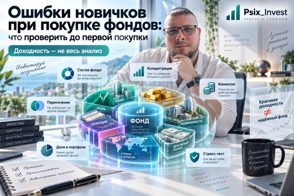 Ошибки новичков при покупке фондов: что проверить до первой покупки