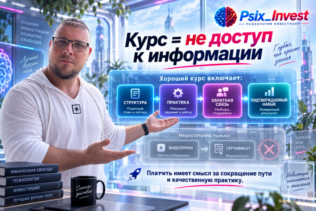 Критерии полезного курса по нейросетям: практика, обратная связь и навыки.