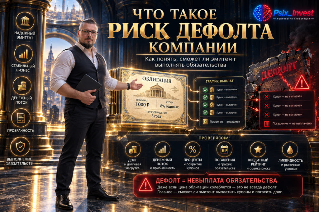 Дефолт облигаций: как оценить кредитный риск компании до покупки