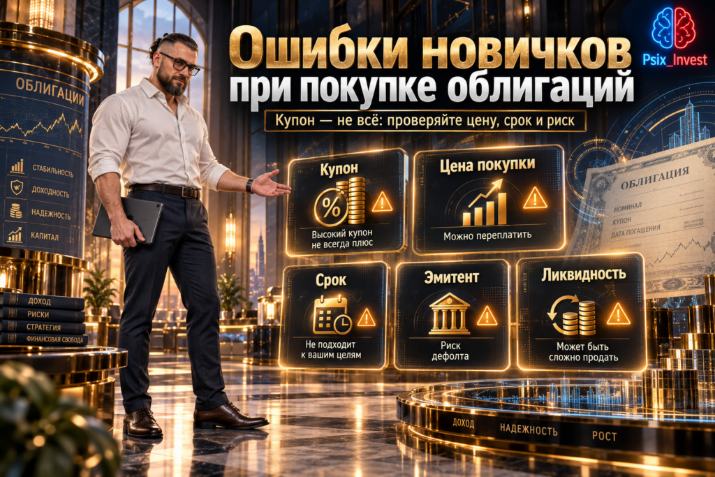 Ошибки при покупке облигаций: что проверить новичку до сделки