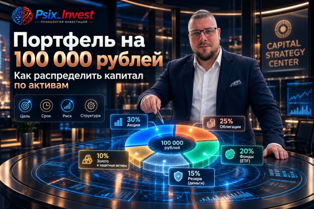 Портфель на 100 000 рублей: как распределить капитал по активам