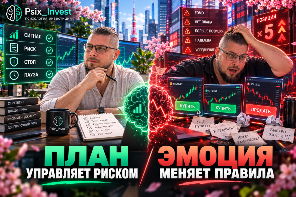 Сравнение системного инвестиционного решения и азартного поведения на бирже.